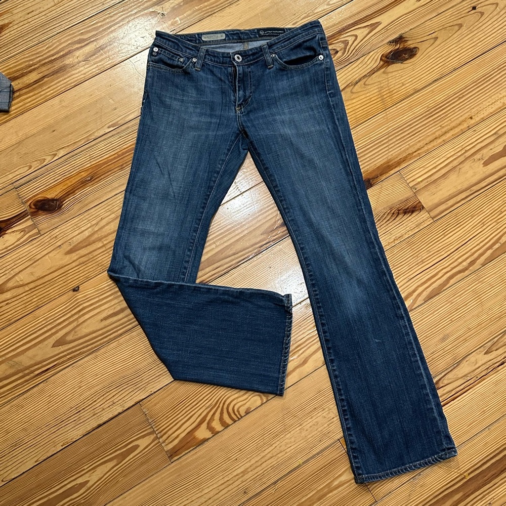 Ag Angelina Petite Bootcut Mid Rise Jeans